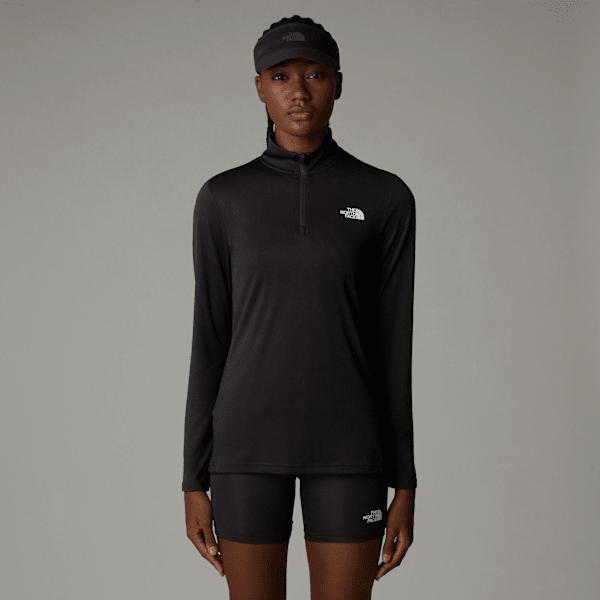 Women’s Flex Slim 1/4 Zip Long-sleeve Top Tnf Black by THE NORTH FACE