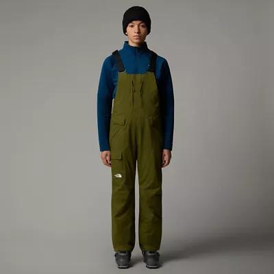 Women’s Freedom Bib Trousers Forest Olive by THE NORTH FACE