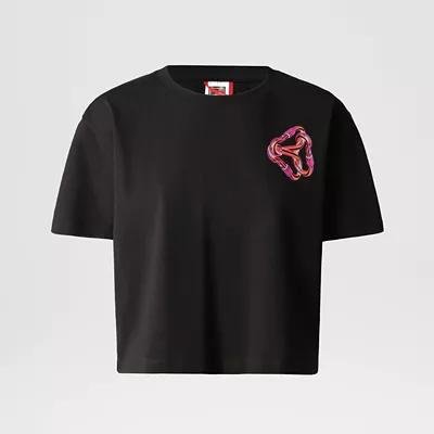 Women's Graphic Cropped T-shirt Tnf Black by THE NORTH FACE