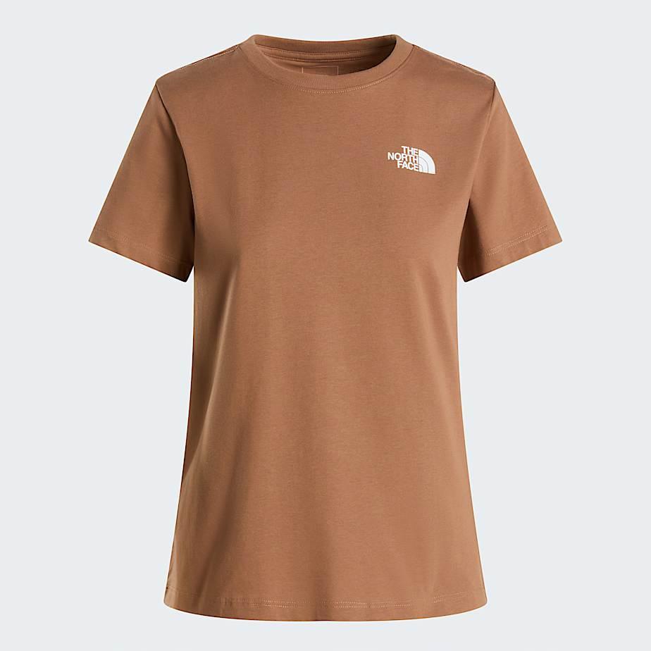 Women's Half Dome Printed Regular T-shirt Latte by THE NORTH FACE