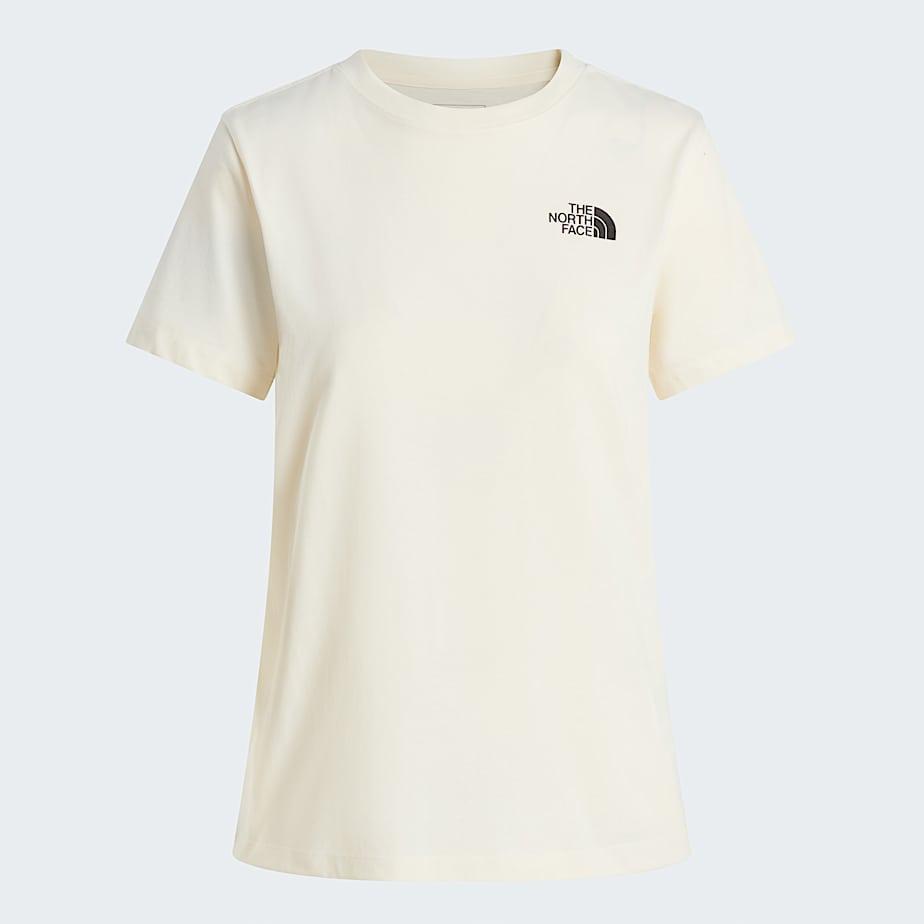 Women's Half Dome Printed Regular T-shirt White Dune by THE NORTH FACE