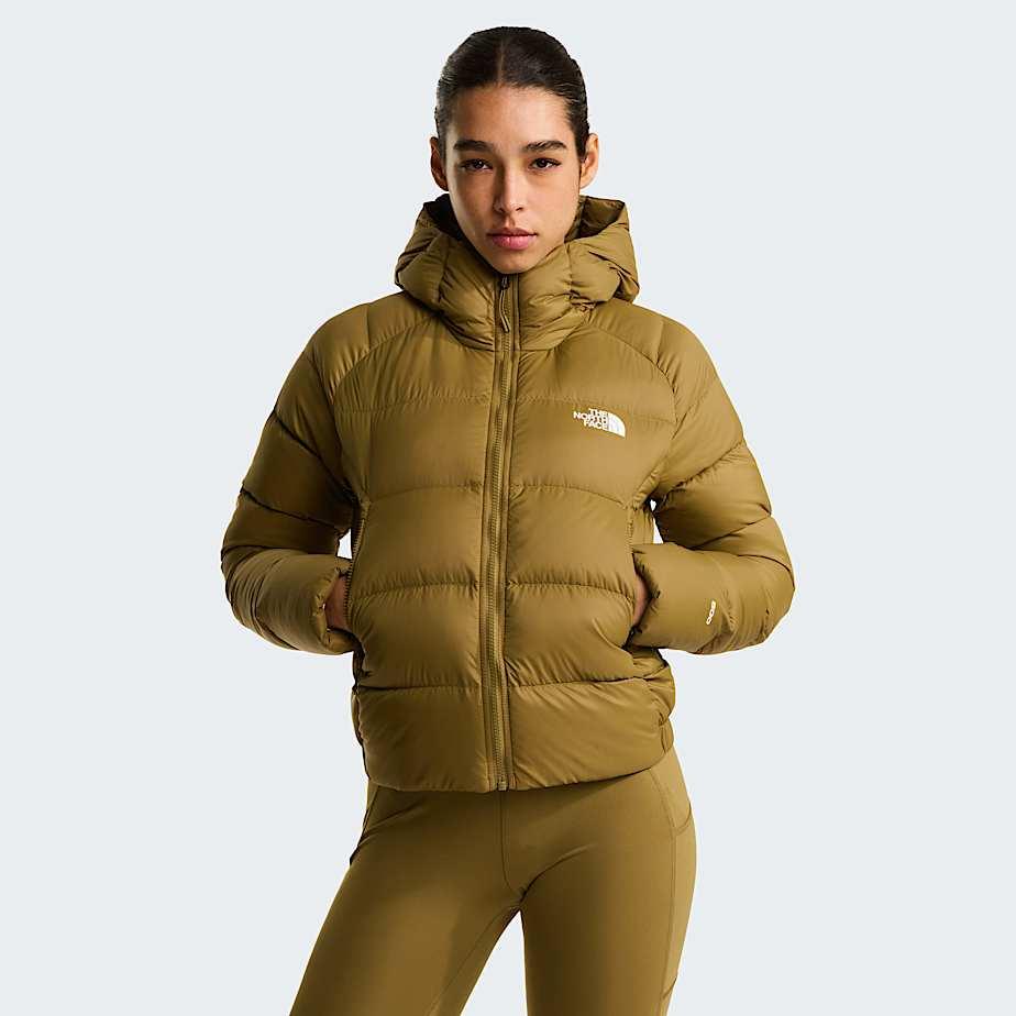Women's Hyalite Down Hooded Jacket Cedar by THE NORTH FACE