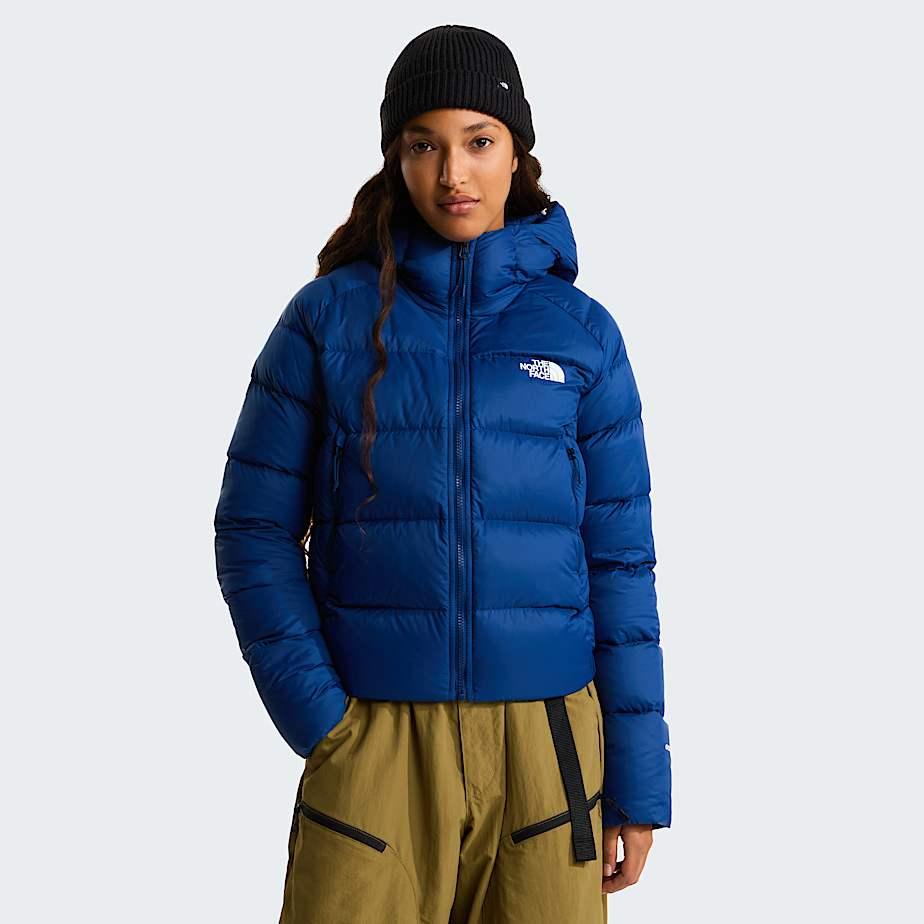 Women's Hyalite Down Hooded Jacket Estate Blue by THE NORTH FACE