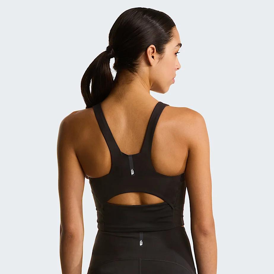 Women's Jaida Longline Bra Tnf Black by THE NORTH FACE