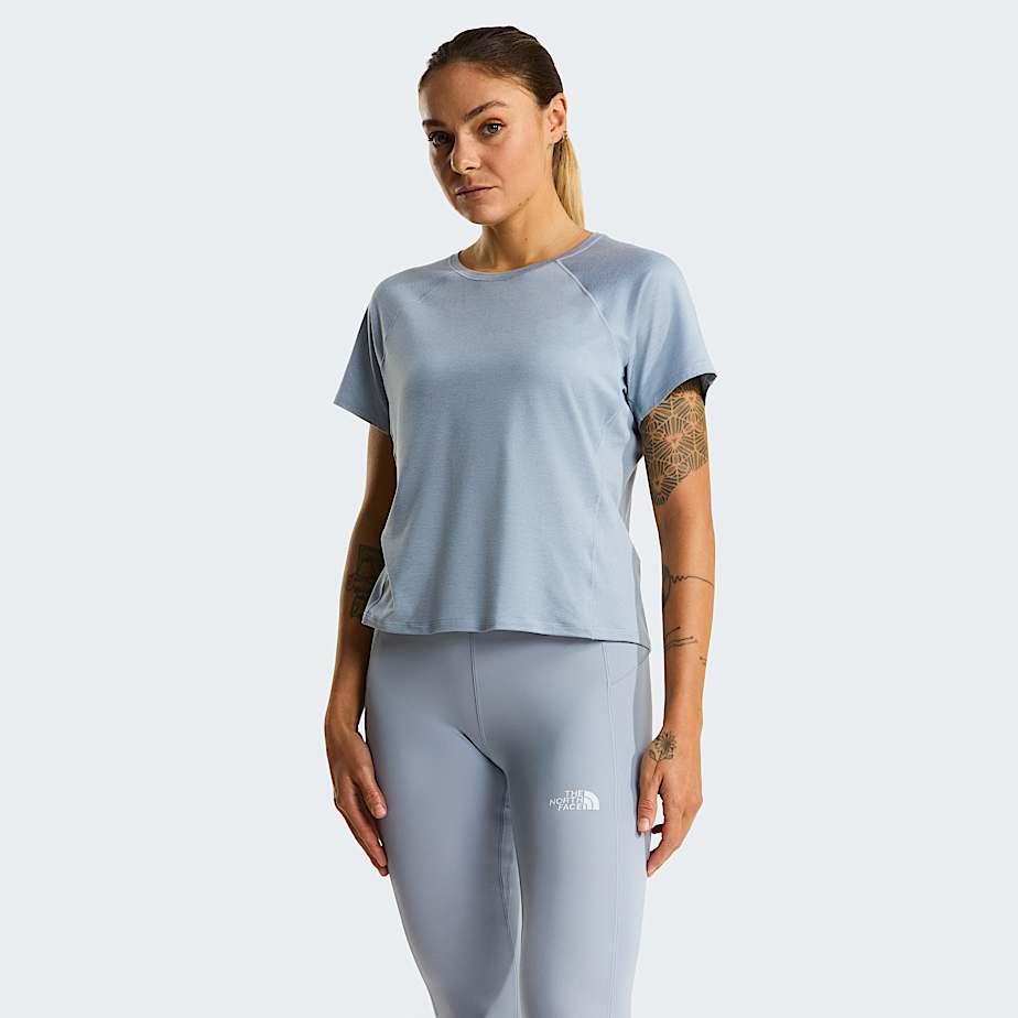 Women's Jaida T-shirt Frost Grey Light Heather by THE NORTH FACE