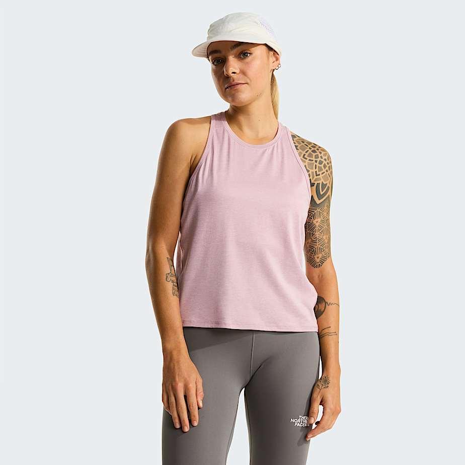 Women's Jaida Tank Top Metal Pink Light Heather by THE NORTH FACE