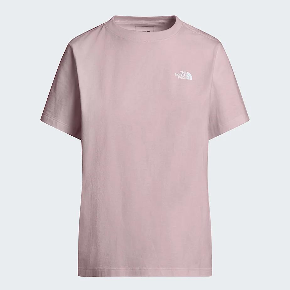 Women's Low Read T-shirt Metal Pink by THE NORTH FACE