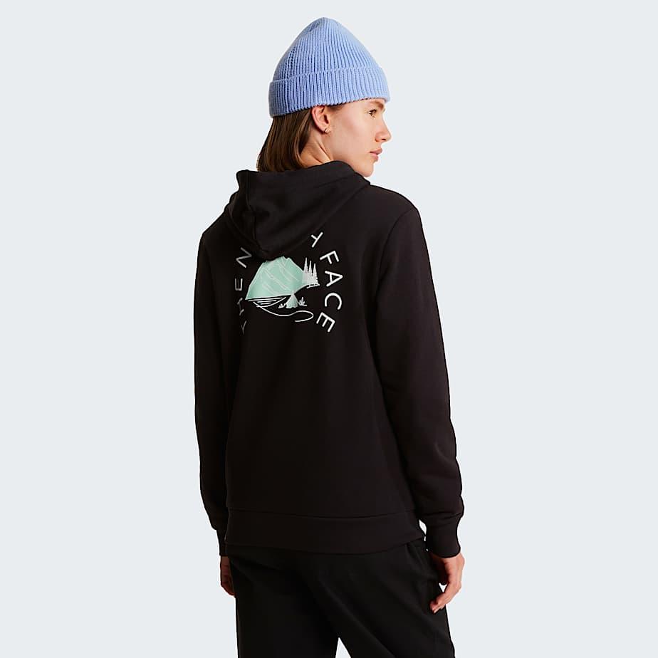 Women's Monte Regular Graphic Hoodie Tnf Black by THE NORTH FACE