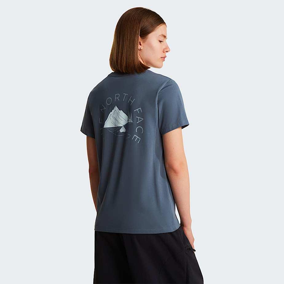 Women's Monte Regular Graphic T-shirt Granite Grey by THE NORTH FACE