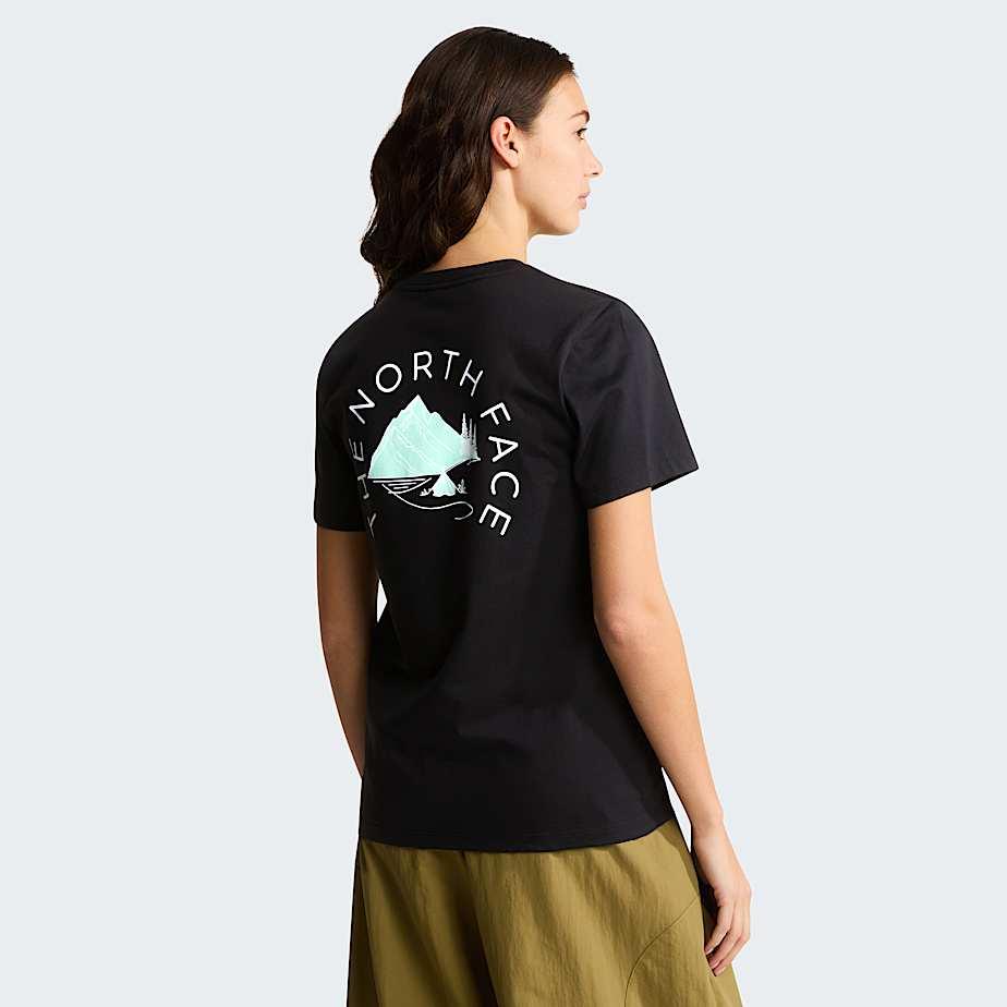 Women's Monte Regular Graphic T-shirt Tnf Black by THE NORTH FACE