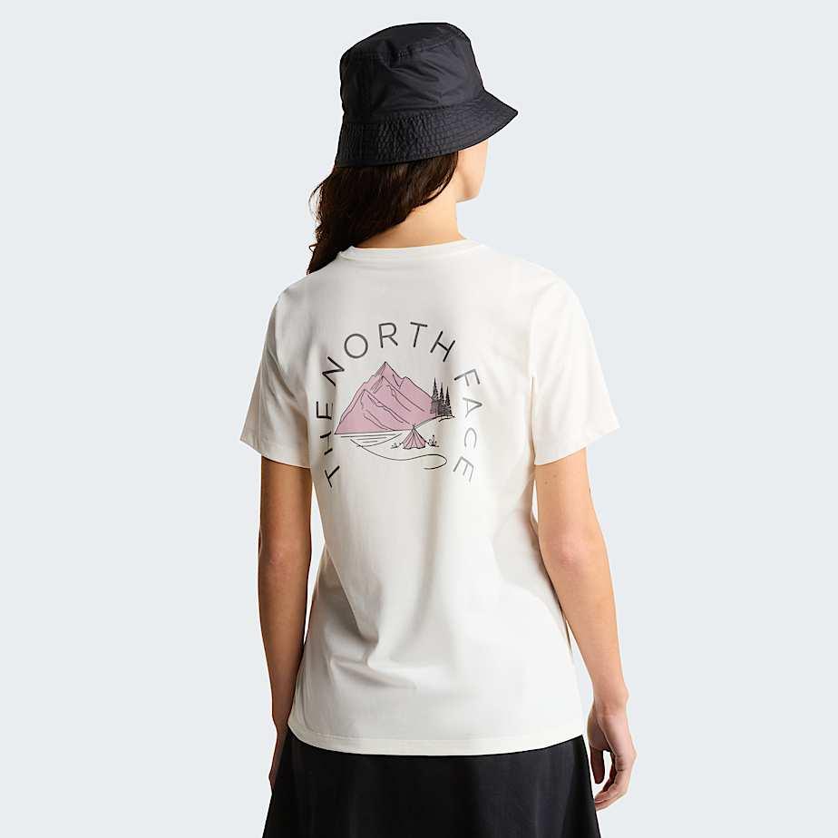 Women's Monte Regular Graphic T-shirt White Dune by THE NORTH FACE