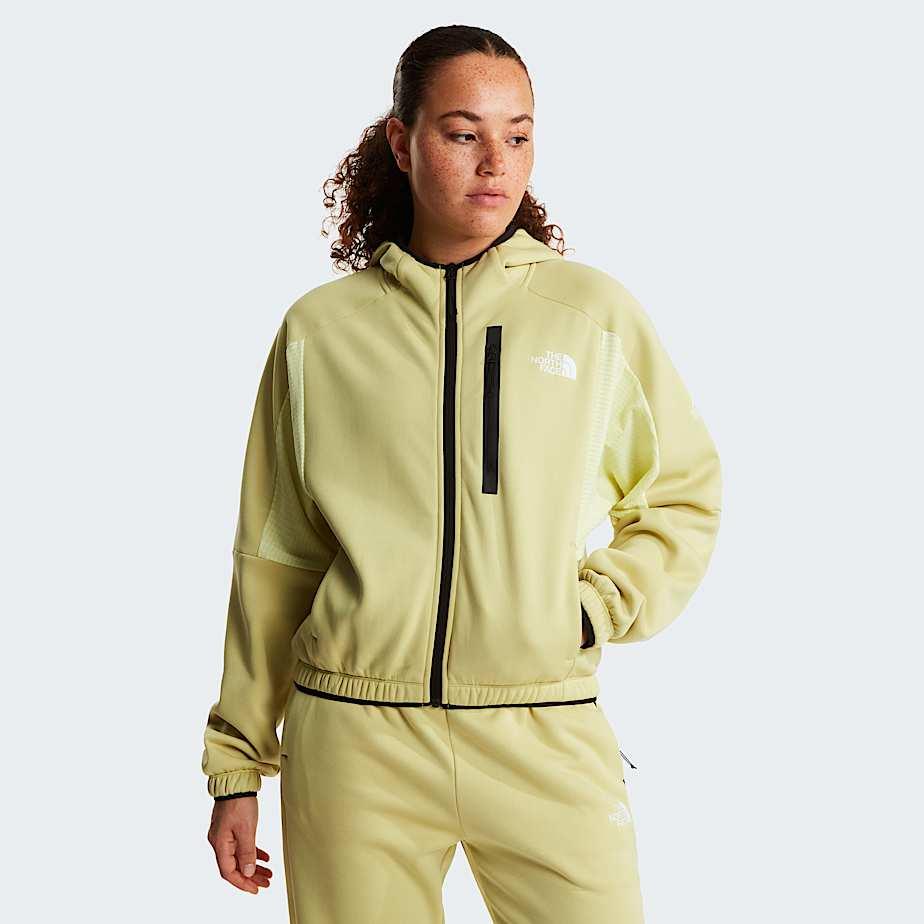 Women's Mountain Athletics Full-zip Hooded Fleece Pear by THE NORTH FACE