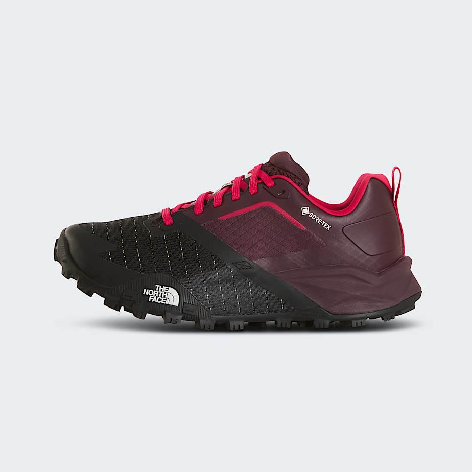 Women's Offtrail Tr Gore-tex® Trail Running Shoes Deep Burgundy-tnf Black by THE NORTH FACE