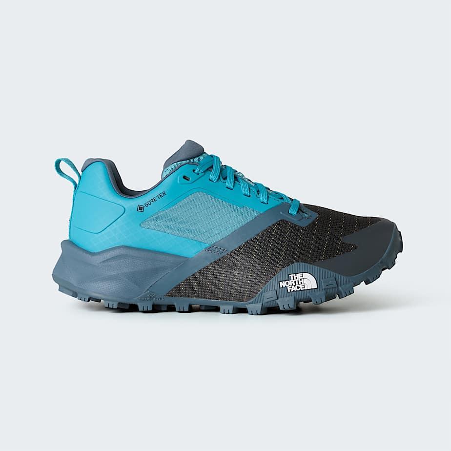Women's Offtrail Tr Gore-tex® Trail Running Shoes River Ice-granite Grey by THE NORTH FACE