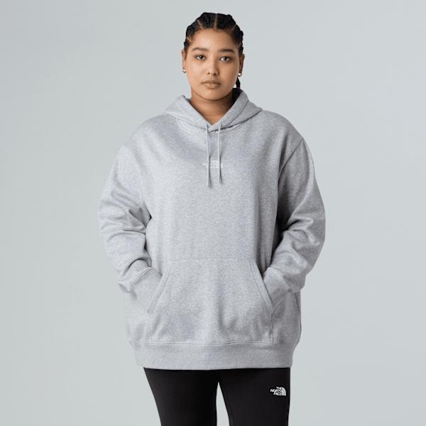Women’s Plus size Essential Relaxed Hoodie Tnf Light Grey Heather by THE NORTH FACE