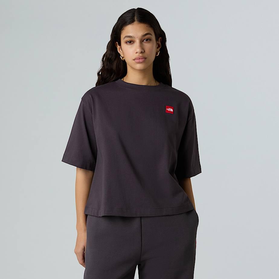 Women's Red Box Boxy T-shirt Obsidian by THE NORTH FACE