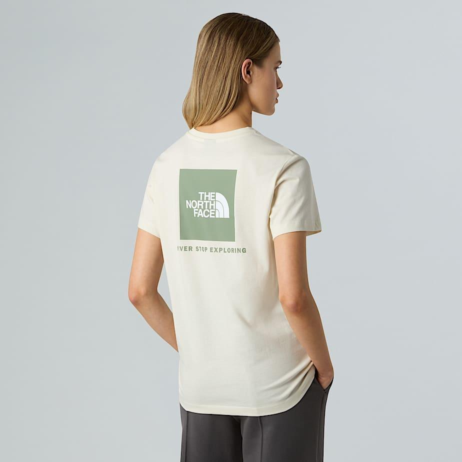 Women’s Relaxed Nse Box T-shirt White Dune-slate Moss by THE NORTH FACE