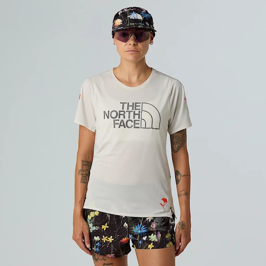 Women's Summit High Trail Graphic T-shirt Calacatta by THE NORTH FACE