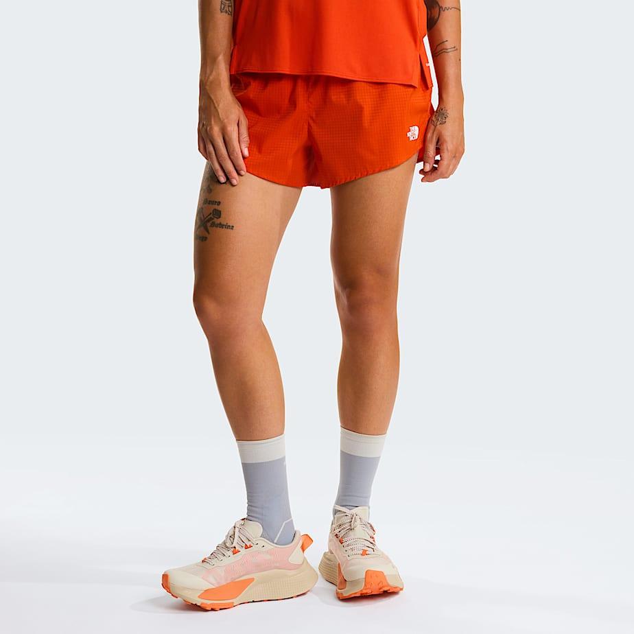 Women’s Sunriser 3" Shorts Lava Red by THE NORTH FACE
