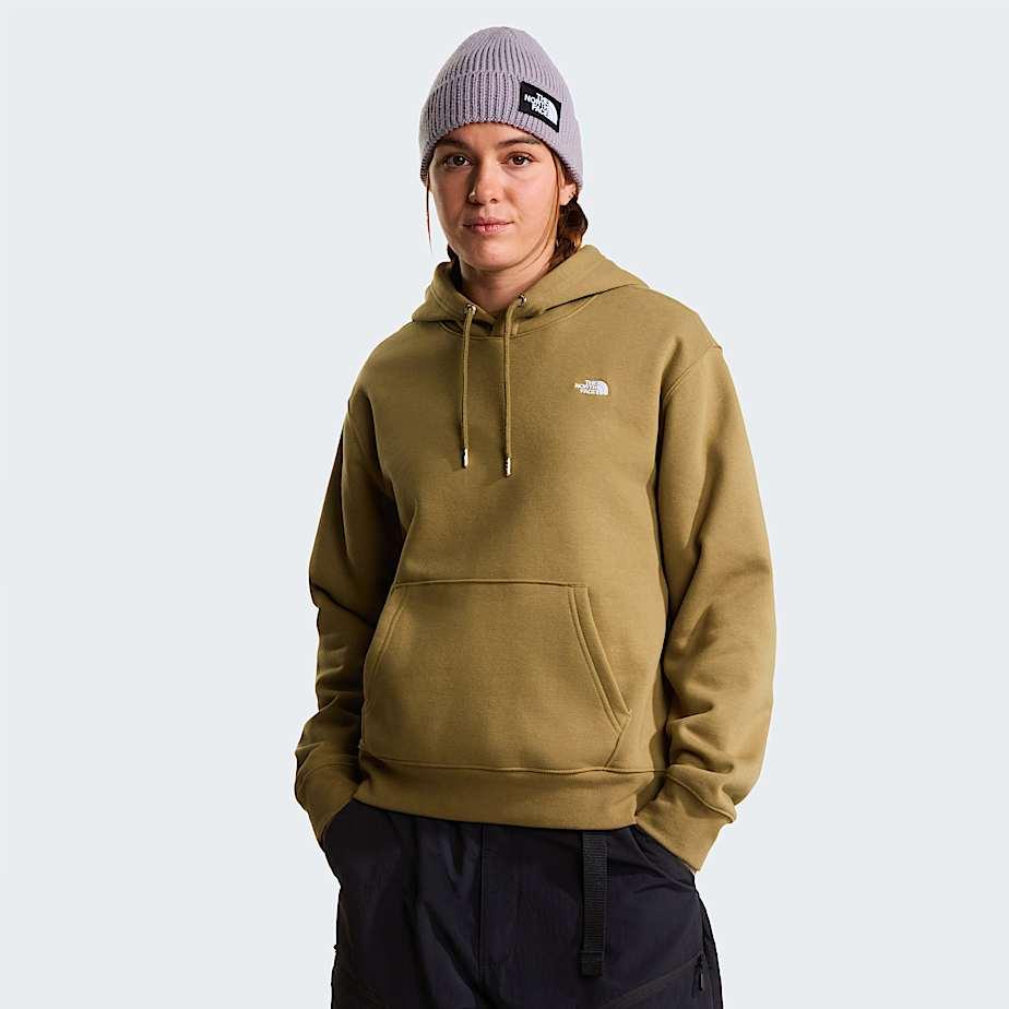 Women's Tnf Essential Simple Dome Relaxed Hoodie Cedar by THE NORTH FACE