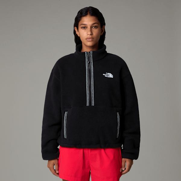 Women's Tnf Fleeski 1/4 Zip Pullover Fleece Tnf Black-tnf Black by THE NORTH FACE
