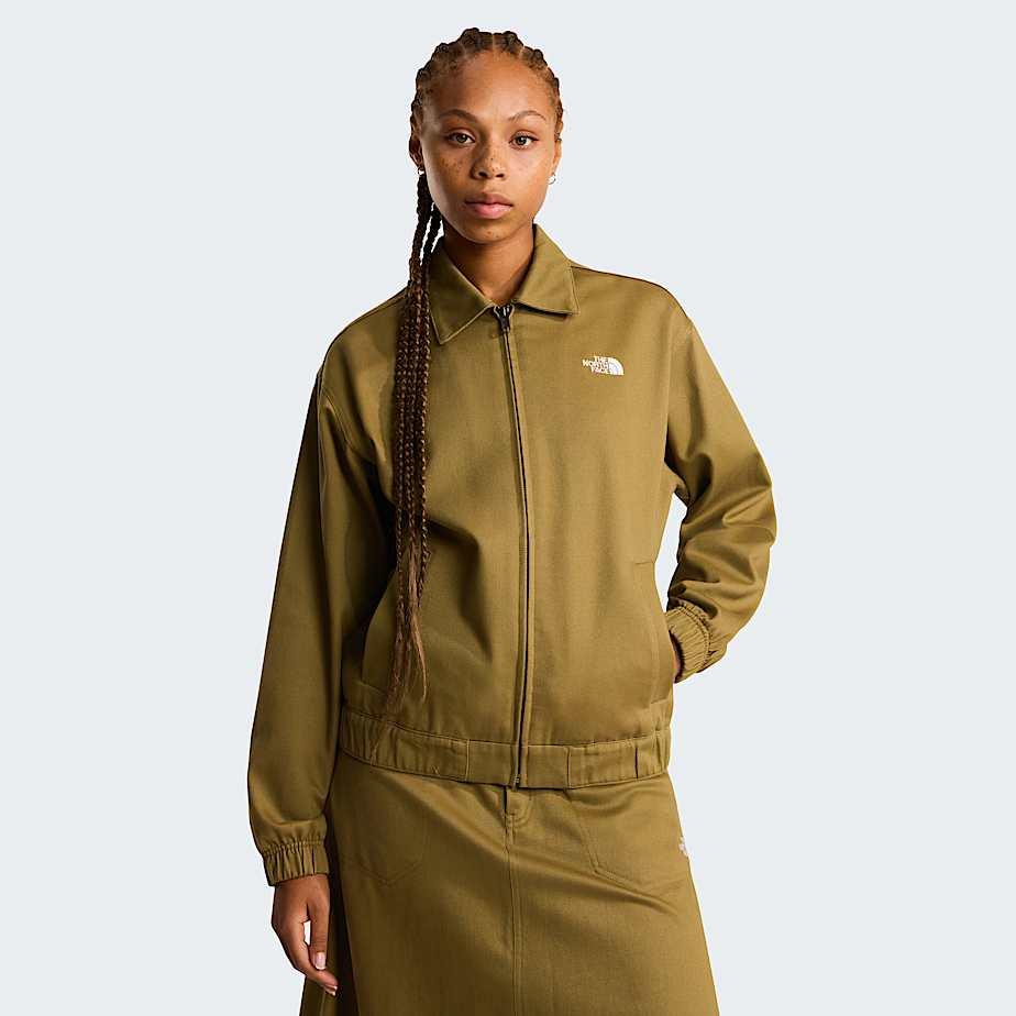 Women's Twill Collared Jacket Cedar by THE NORTH FACE