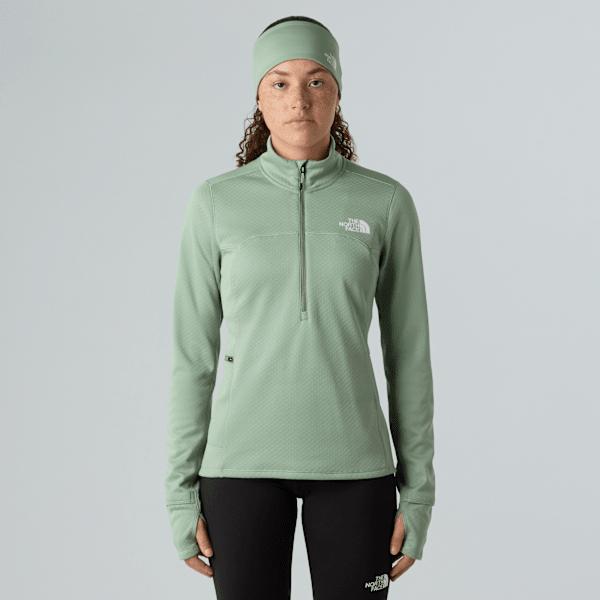 Women's Winter Warm Pro 1/4 Zip Fleece Slate Moss by THE NORTH FACE