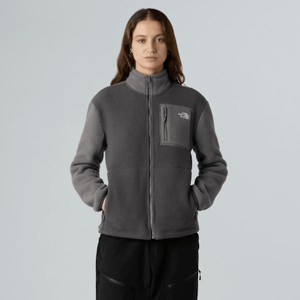 Women's Yumiori Full-zip Fleece Jacket Anthracite Grey-smoked Pearl-smoked Pearl by THE NORTH FACE