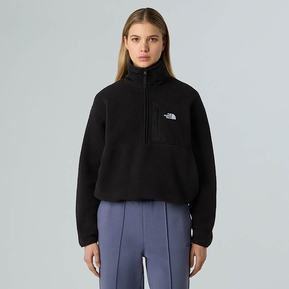 Women's Yumiori Off-peak 1/2 Zip Fleece Jacket Tnf Black by THE NORTH FACE