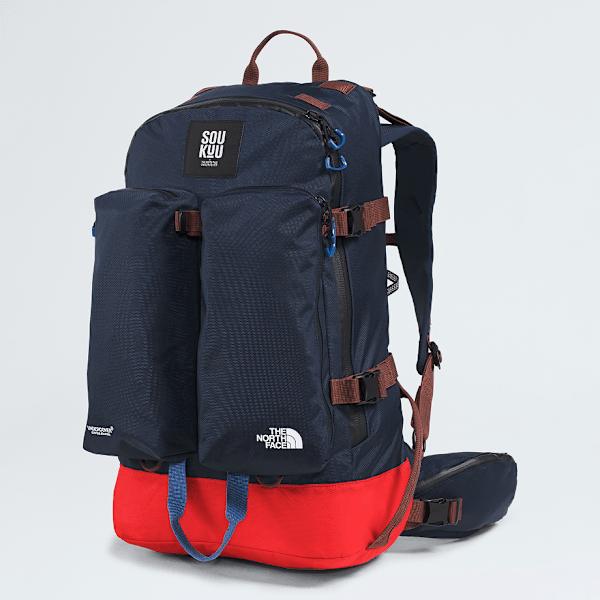 X Undercover Soukuu Crevasse Backpack Graphite-fiery Red by THE NORTH FACE X Undercover Soukuu Crevasse Backpack Graphite-fiery Red by THE NORTH FACE