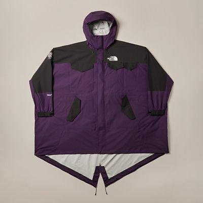 X Undercover Soukuu Hike Packable Fishtail Shell Parka Purple Pennant-tnf Black by THE NORTH FACE