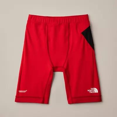 X Undercover Soukuu Trail Run Utility Short Tights Chili Pepper Red-tnf Black by THE NORTH FACE