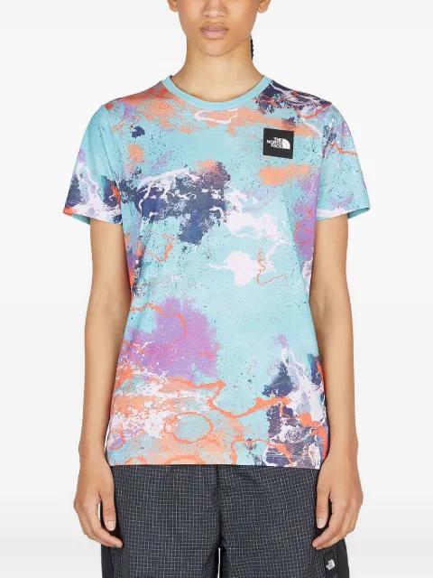 abstract-print T-shirt by THE NORTH FACE