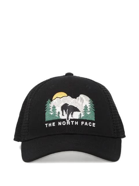 embroidered trucker cap by THE NORTH FACE
