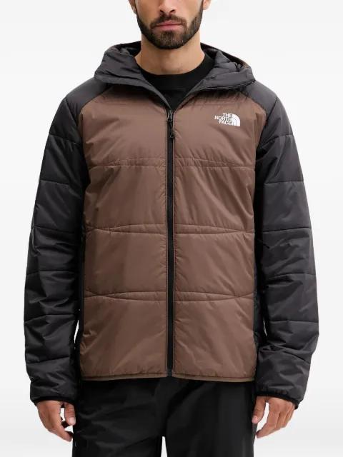 hoodied colour block jacket by THE NORTH FACE