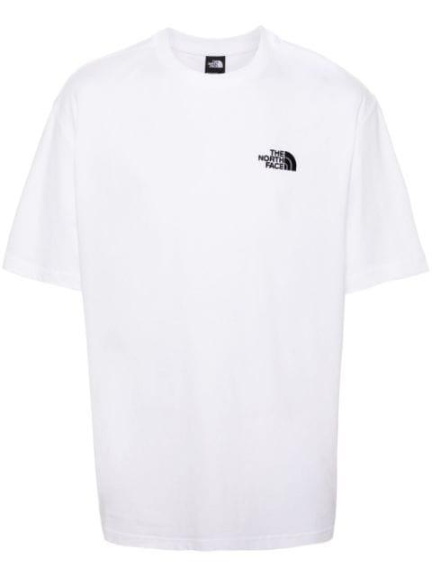 logo-embroidered cotton T-shirt by THE NORTH FACE