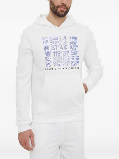 print hoodied sweatshirt by THE NORTH FACE