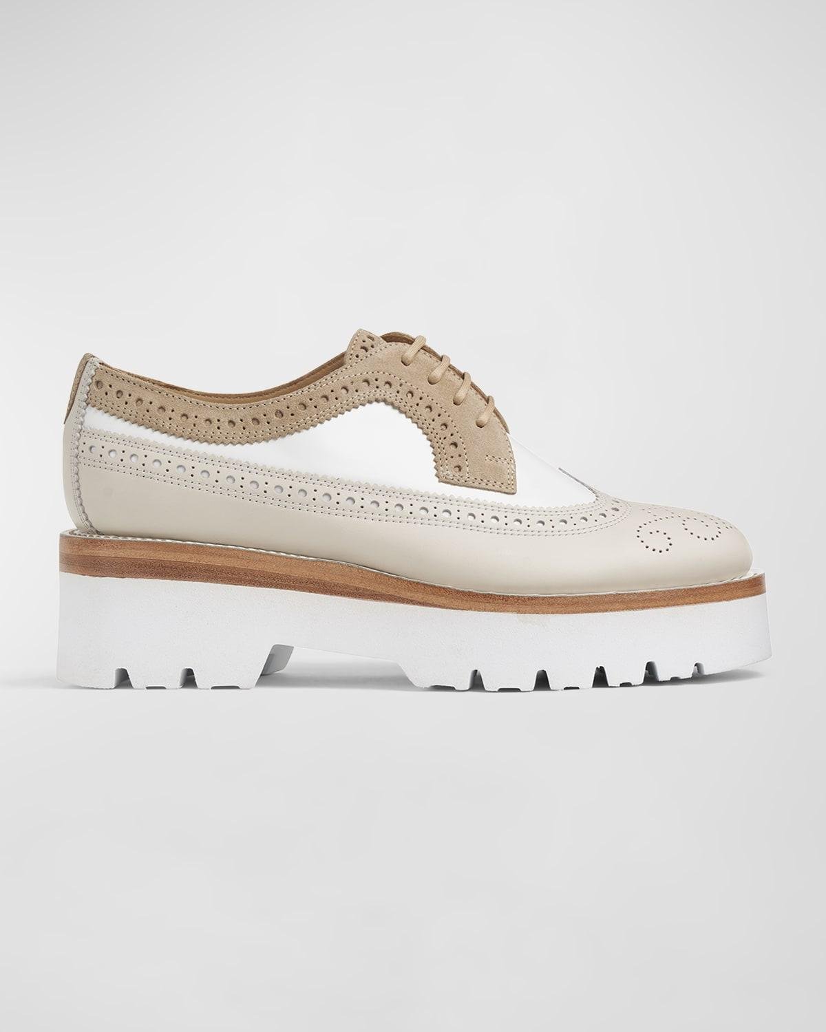 Miss Lucy Wing-Tip Platform Oxfords by THE OFFICE OF ANGELA SCOTT