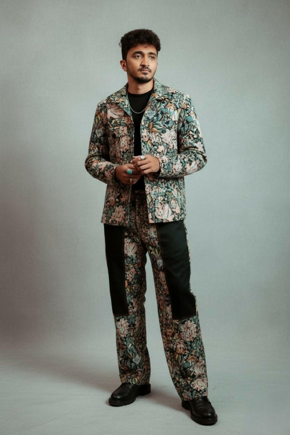 Structured Jacquards - Wide Legs by THE OPAL TRIBE Structured Jacquards - Wide Legs by THE OPAL TRIBE