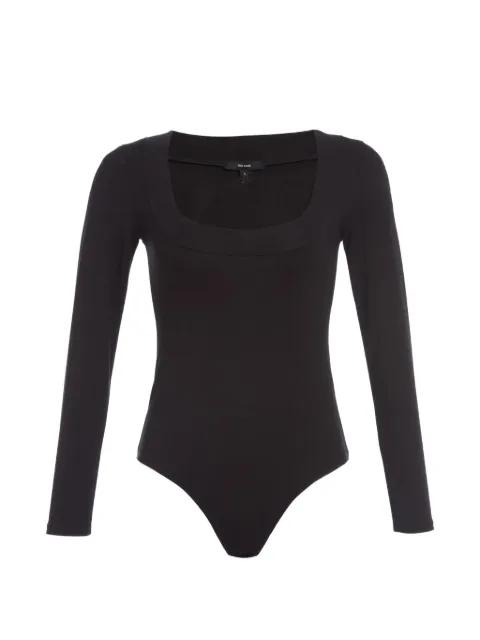 Maranda scoop-neck long-sleeve bodysuit by THE PARK