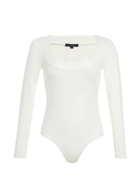 Maranda scoop-neck long-sleeve bodysuit by THE PARK