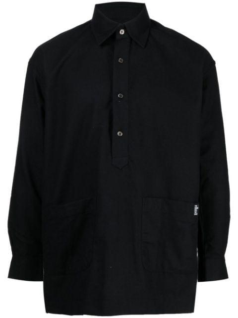 button placket long-sleeve shirt by THE POWER FOR THE PEOPLE
