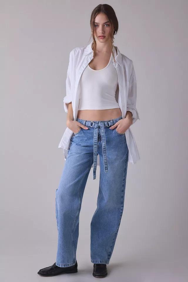 The Ragged Priest Chore Tie-Waist Loose Jeans by THE RAGGED PRIEST