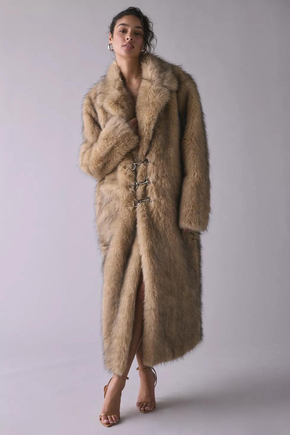 The Ragged Priest Tara Faux Fur Maxi Coat by THE RAGGED PRIEST
