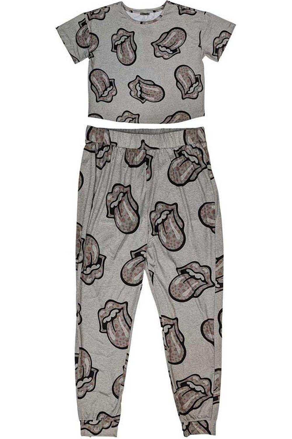 Heart Logo Pyjama Set by THE ROLLING STONES