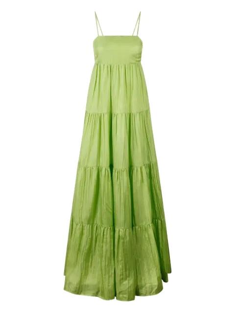 silk maxi dress by THE ROSE IBIZA