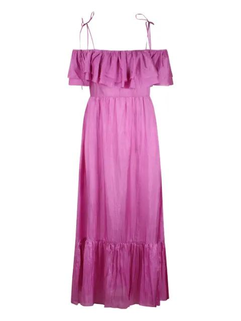 silk maxi dress by THE ROSE IBIZA