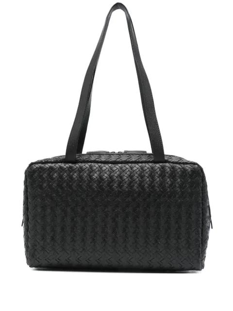 Astra woven leather tote bag by THE ROW