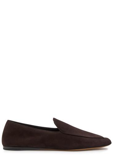 Awar suede loafers by THE ROW