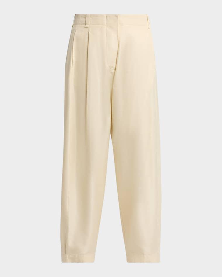 Beta Silk Shantung Pajama Pants by THE ROW